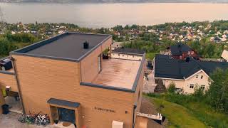 Wooden house in Norway prefabricated by Nordic Houses KT OÜ
