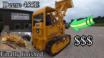 We went all out on theJohn Deere 455E…. Paint and undercarriage video and she’s all done 😀