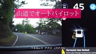 【デモ走行】山道でオートパイロットを試す