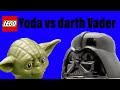 Yoda vs Darth Vader (Lego stop motion animation)