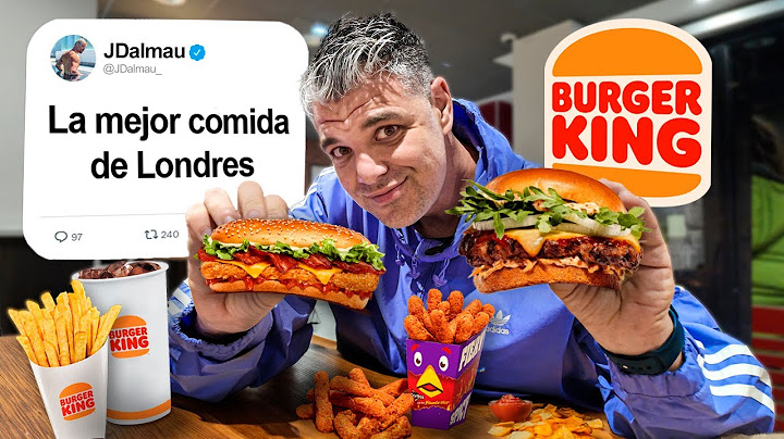ASÍ es un BURGER KING en LONDRES *ESTO SÍ QUE NO LO ESPERABA 🍔*