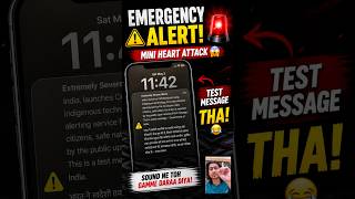 India’s New Emergency Alert System Tested on My Phone. #emergency #india #alert