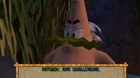 Restored Patrick Line in Trench (SpongeBob Movie Game Mod)