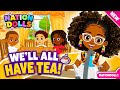 Polly put the kettle on sing along with nationdolls 