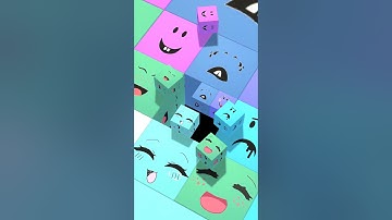 Roblox Face Rolling cube animation