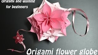 How to make an Origami Flower Ball - Wedding & Party Decorations - Kusudama - DIY Crafts Tutorials