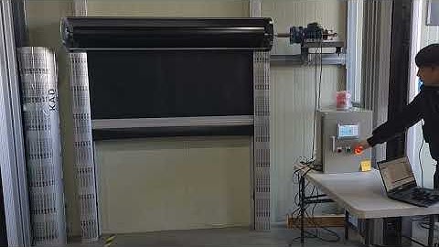 (하이오-2025혁신바우처)혁신전동셔터 테스트 영상긴급정지 후 수동모드 작동 테스트