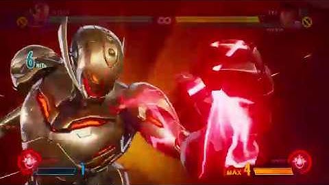 Marvel Vs Capcom: Infinite - Training mode, first time playing!