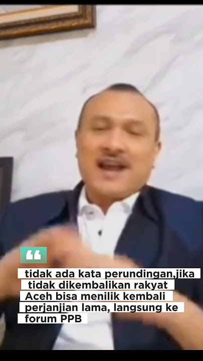 Aceh sudah memenuhi syarat dikarenakan NKRI kembali ingkar janji terhadap perjanjian #aceh #fyp