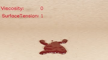 Blender FLIP Fluids - Surface tension vs. Viscosity comparison - Full Size