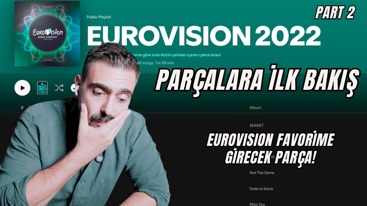 EUROVISION 2022 | PARÇALARA İLK BAKIŞ PART 2 - YouTube