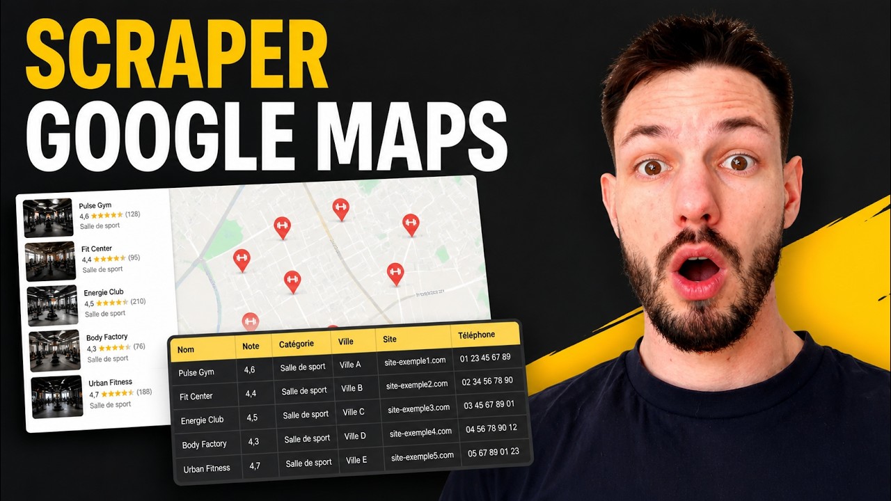 TUTO : Scraper Google Maps 🚀 Machine à Leads [FR] - YouTube