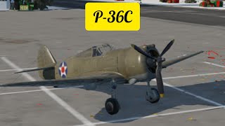 P-36 C air combat gameplay - War Thunder Mobile