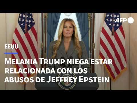 Melania Trump niega vínculos con Jeffrey Epstein