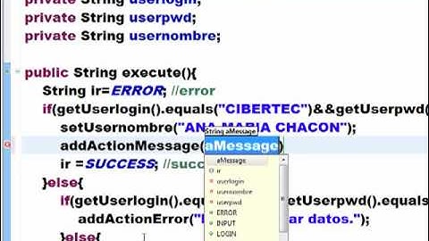 DESARROLLO WEB JAVA - Sesion 1 Parte2 : Struts2 - Introduccion