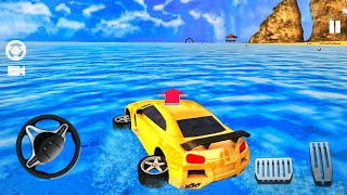 Water Surfer Car Race - Floating Beach Drive Simulator - Car Games - Android Games - Car Gameplay screenshot 5