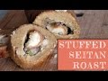 Vegan Holiday Roast: Stuffed Seitan with Mushroom Gravy