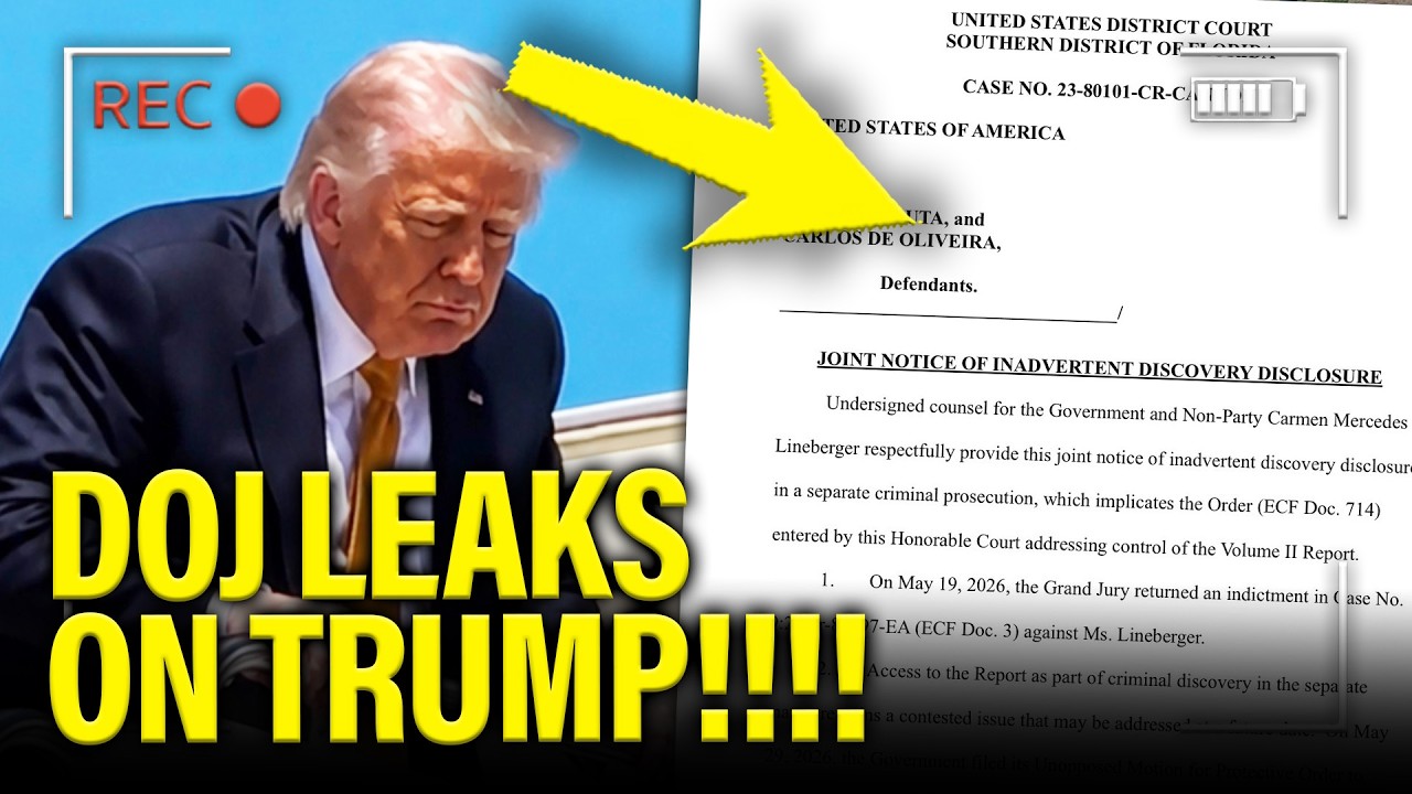 🚨trump doj accidentally leaks its classified report on trump!!!