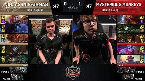 NIP vs MM Highlights Game 2 | EU LCS Summer 2017 W5D1 | Ninjas in Pyjamas vs Mysterious Monkeys