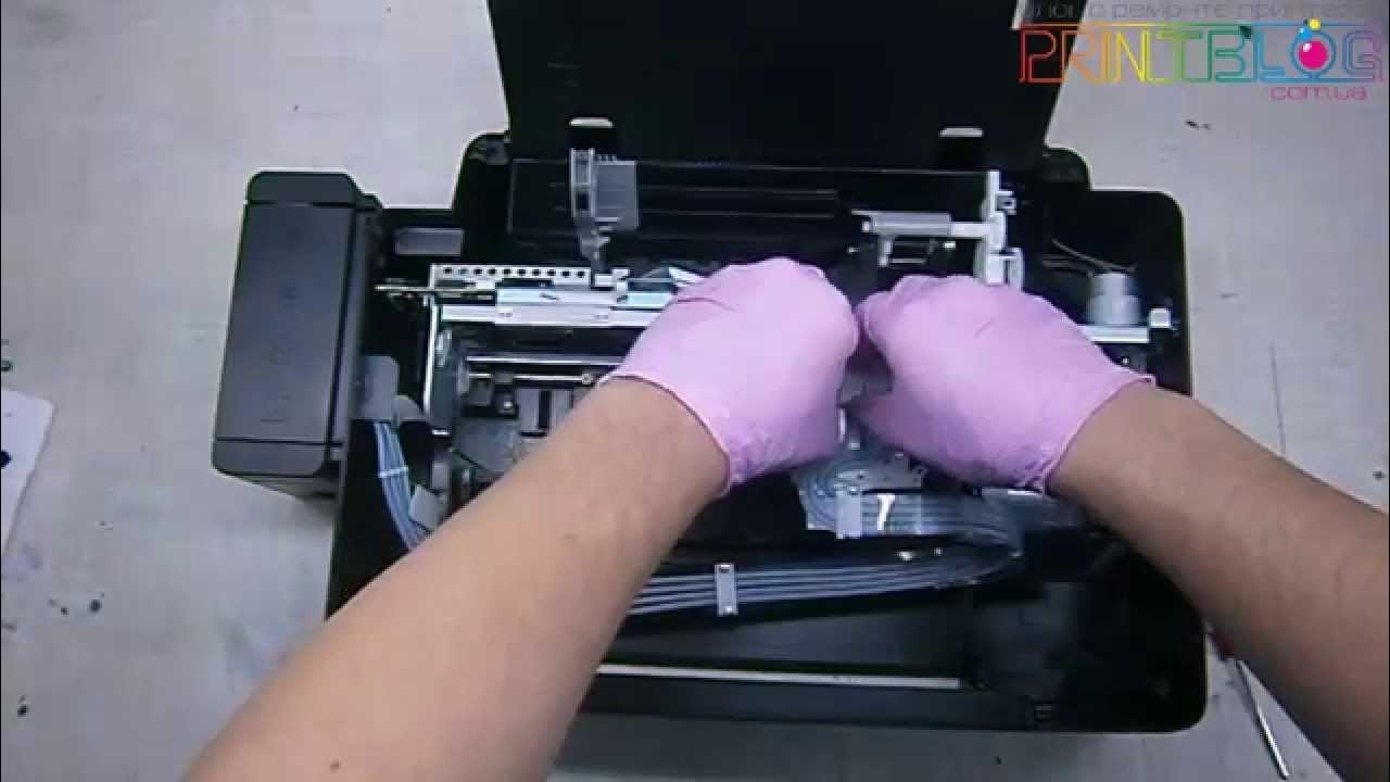 Принтер epson l200 как разобрать и собрать