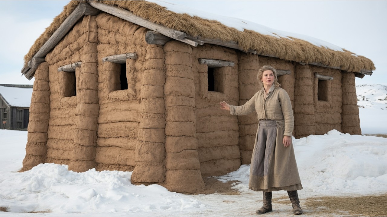 Settlers Mocked the Widow for Building Her Cabin Out of Clay — Until Winter Couldn’t Crack It