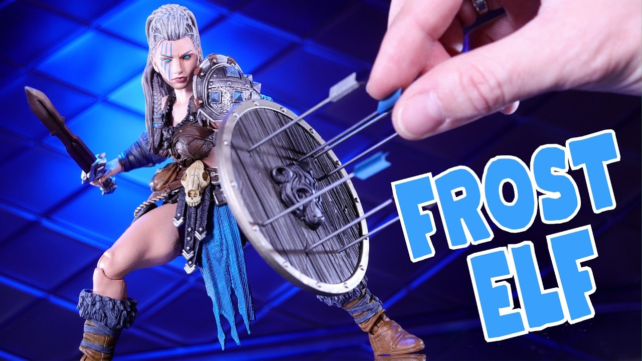 Mythic Legions Névé Review - RIsing Sons Frost Elf Action Figure