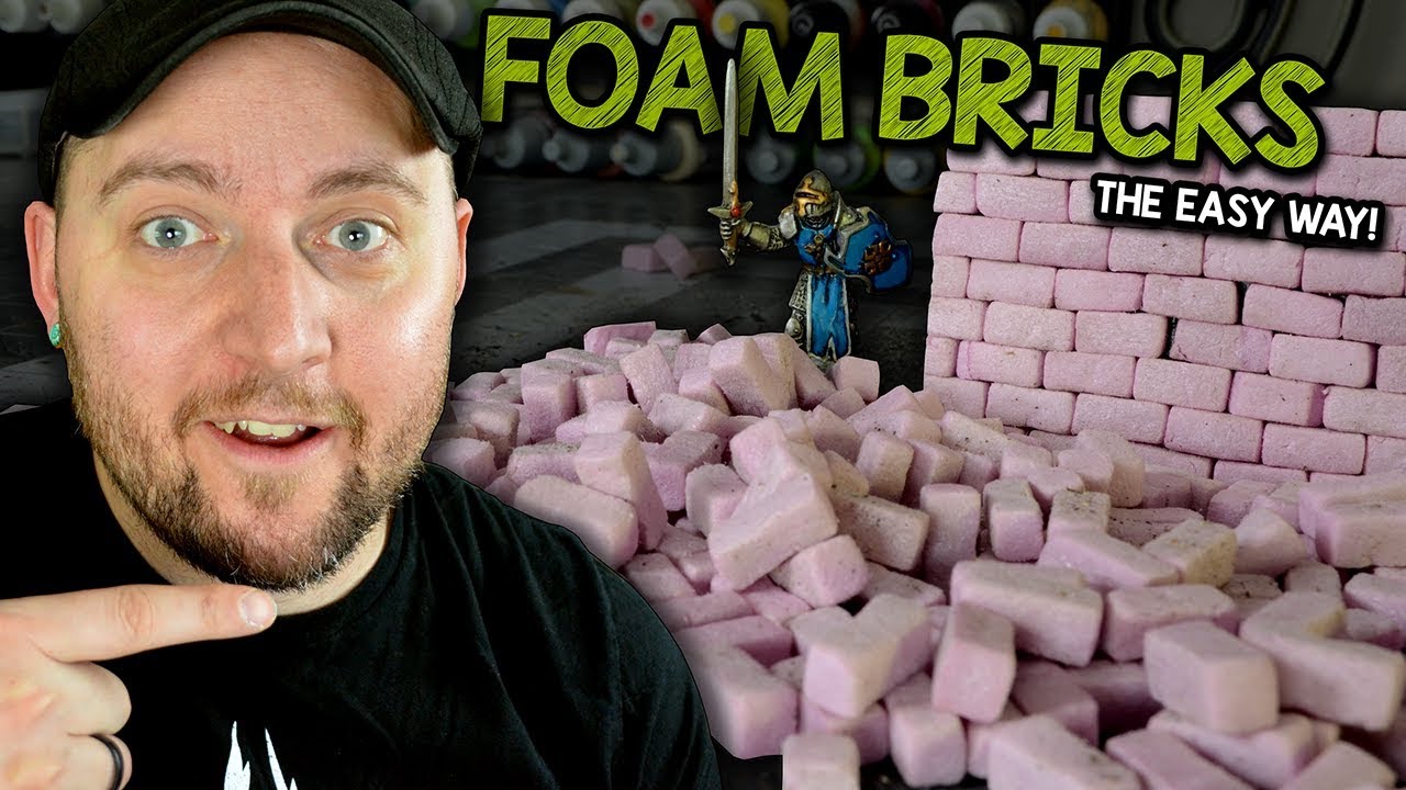 Making XPS Foam Bricks the EASY Way! TERRAIN BUILDING! 