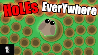 Unlimited holes in Mope.io | New Abilities RABBIT , FOX in Mopeio - LB 😂