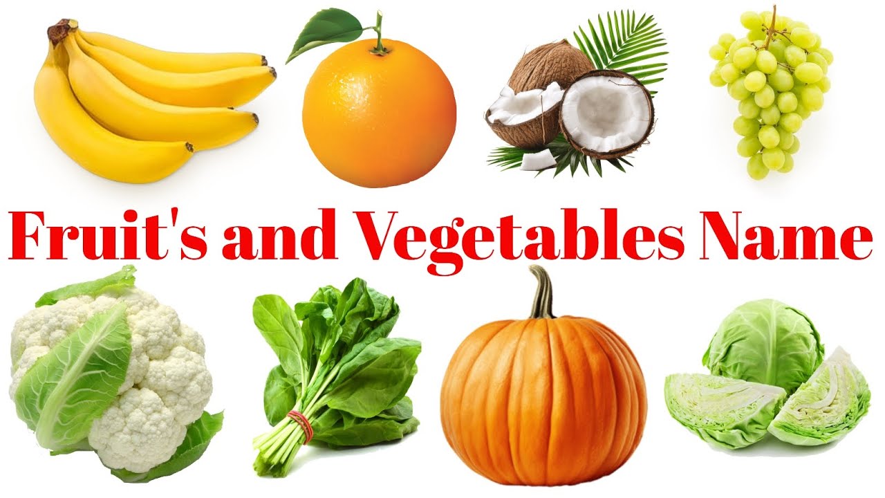 बच्चो के लिए | Fruit's and Vegetables Name For Kids | learning video | Happy learning club 
