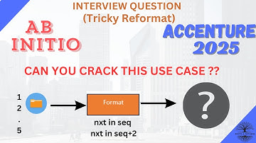 Reformat with Nxt in Seq use case - Accenture 2025 Abinitio Interview Qs Solved!