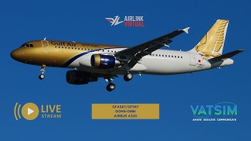 MSFS 2020 | Gulf Air A320 | Muscat to Bahrain | VATSIM LIVE ATC | Ultra Realistic Flight