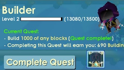 Builder level 3! Unstable tesseract recipe!