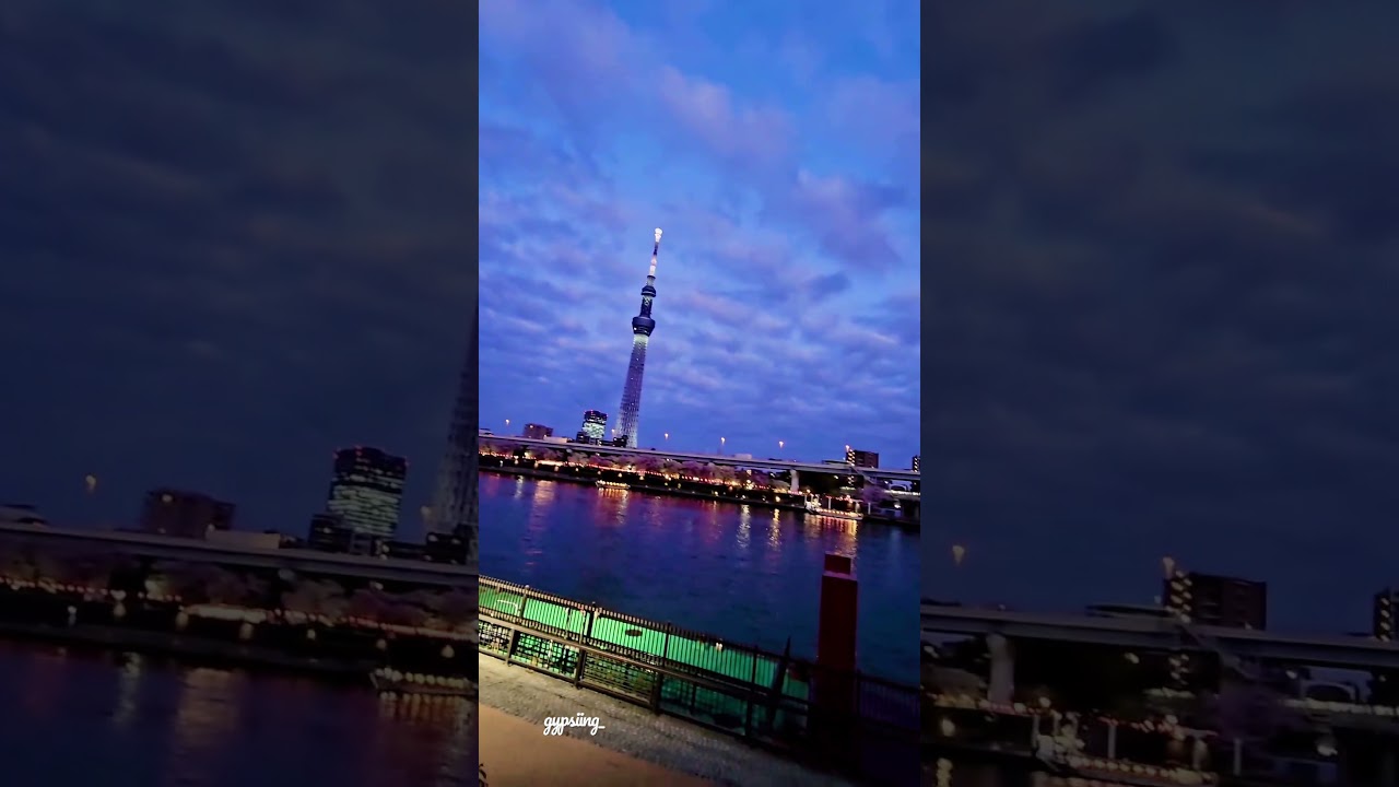 Beautiful Sumida River View !! ~ Tokyo  