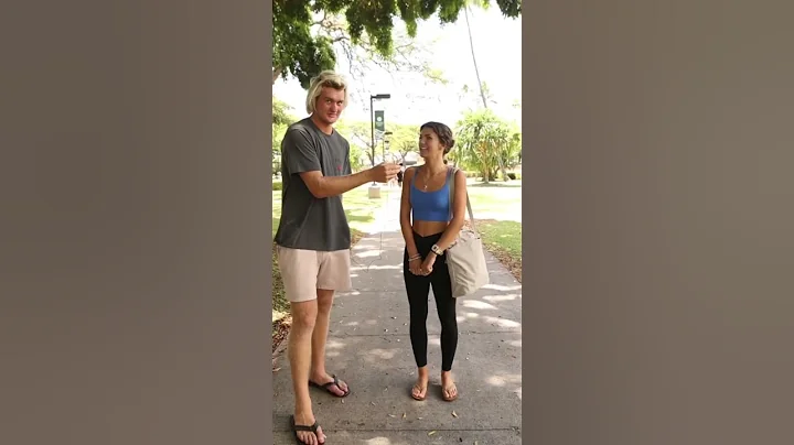 Asking college girls for the perfect height! #shorts