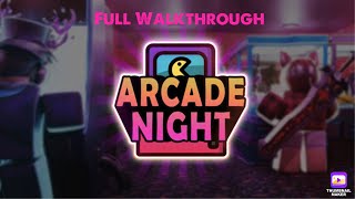 Arcade Night (Story) 🕹: Full Walkthrough | Roblox