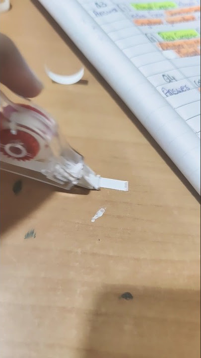 How to use broken correction tape 😁💜 #beautiful #aesthetic #art
