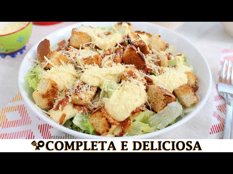 SALADA DE VERÃO COM MOLHO DE ALHO - RECEITAS QUE AMO