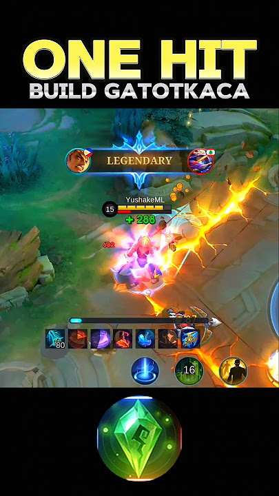 😱 WATCH THIS - BEST BUILD GATOTKACA 2024❓(ONE HIT) ~ MLBB 🔥 #mobilelegends #onehitbuild #gatotkaca
