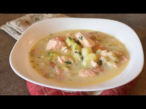 Video: Cucinare La Zuppa Di Pesce Al Salmone