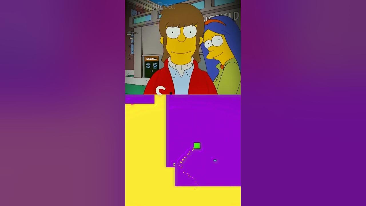 Homer Simpson's Life - Glow Bouncing Square #Simpsons #shorts