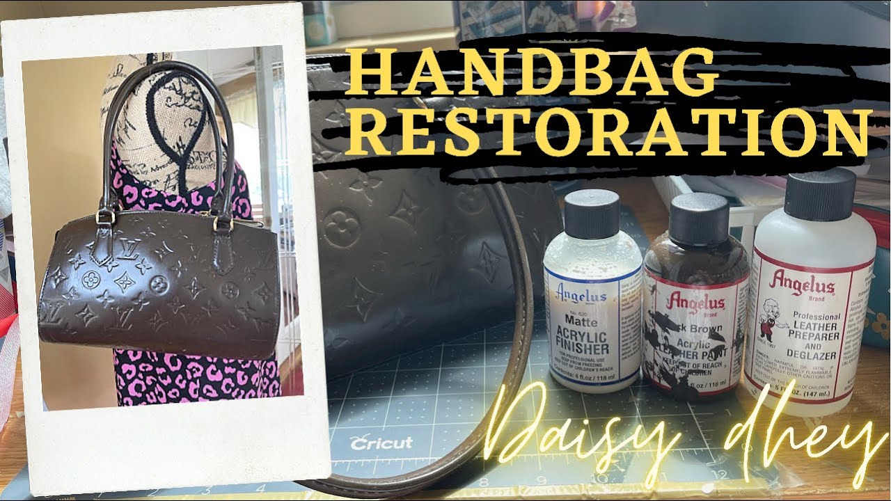 How to restore LOUIS VUITTON MONCEAU Bag #cleaning#edge paint