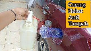 Tutorial Membuat CORONG anti tumpah