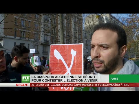 Paris : la diaspora algérienne réunie pour contester l'élection présidentielle