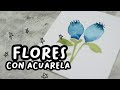 FLORES CON ACUARELA 5