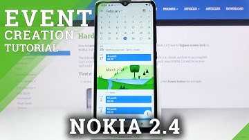 How to Add Event to Calendar in NOKIA 2.4 - Add Reminder