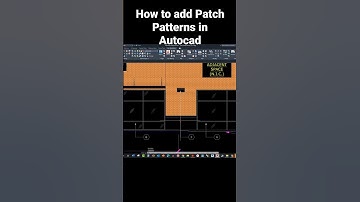How to add Hatch Patterns in Autocad