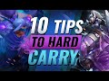 10 Things PRO CARRY PLAYERS DO to WIN GAMES - Dota 2