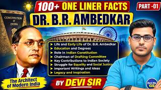 ONE LINER REVISION//DR. B. R. AMBEDKAR//POLITICAL THOUGHT//PART - 01//BY DEVI SIR