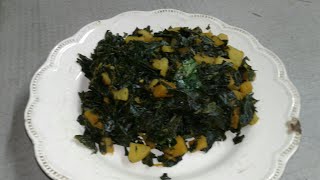 paat saag recipe bengali style/paat saag bhaja paatsaagbhaja