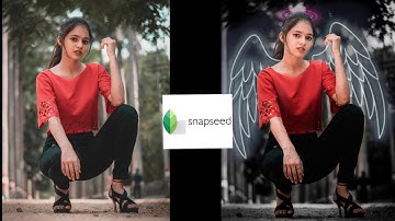 Girls Angel Wings Photo Editing Tutorial / Snapseed Photo Editing /Background Colour Change Editing🧚